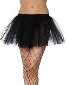 Svart Underskjørt/Tutu-skjørt - 30 cm
